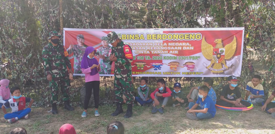 Kegiatan Non Fisik TMMD Ke-108 Kodim 0301/PBR Laksanakan Babinsa Berdogeng 