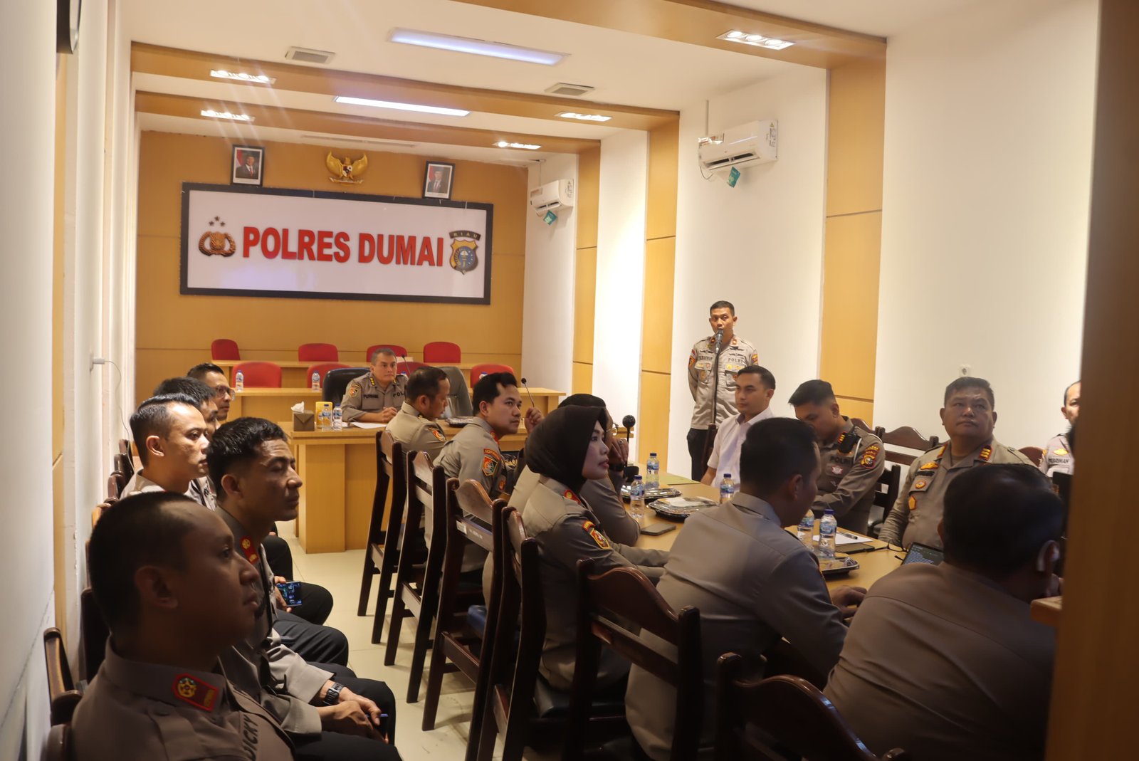 Peserta Didik Sespimmen Polri Dikreg Ke-67 Laksanakan Kuliah Kerja Profesi di Polres Dumai