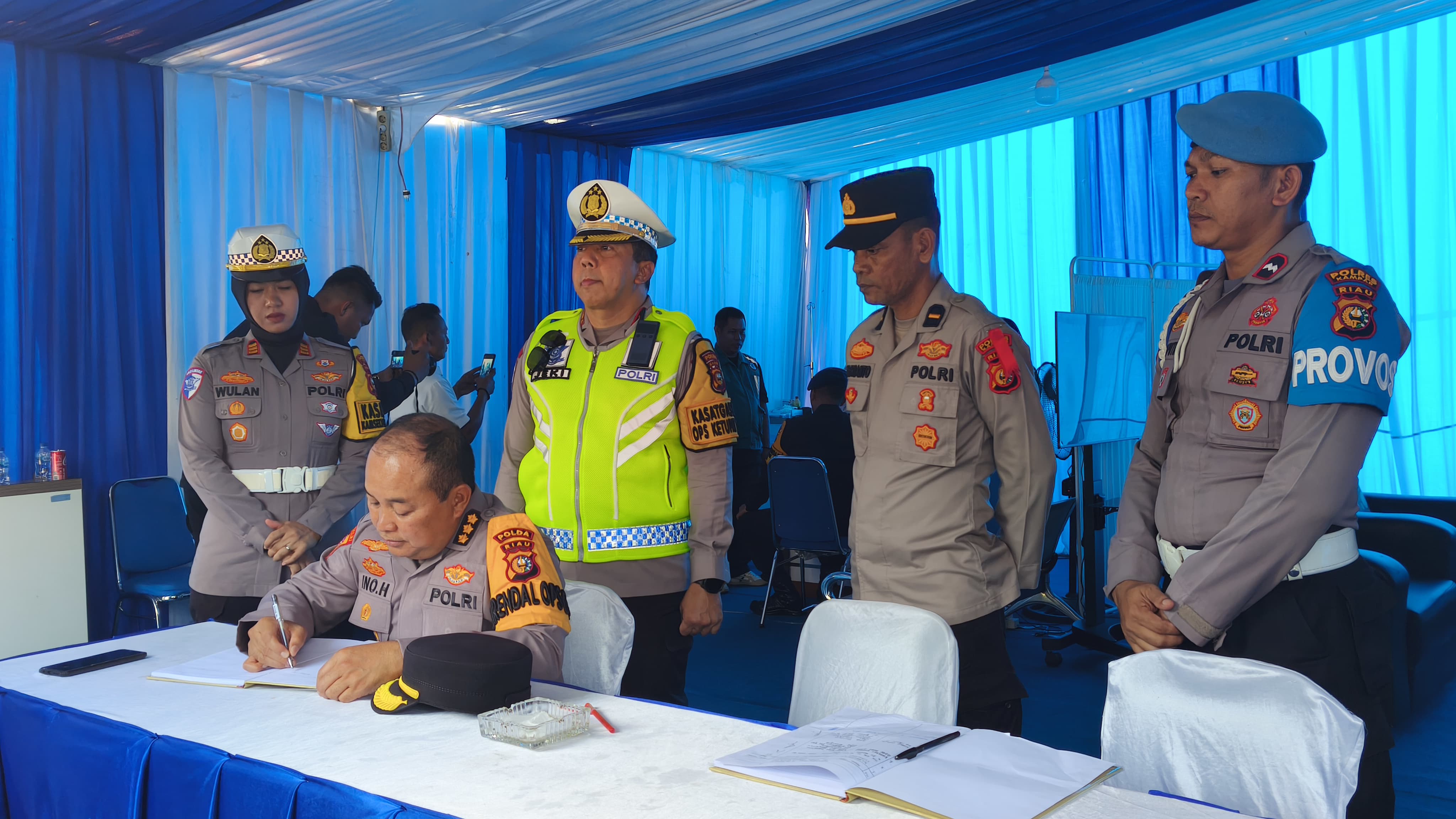 Pemantauan Arus Mudik Riau–Sumbar, Polda Riau Pastikan Lalin Lancar Dan Personel Siaga 24 Jam