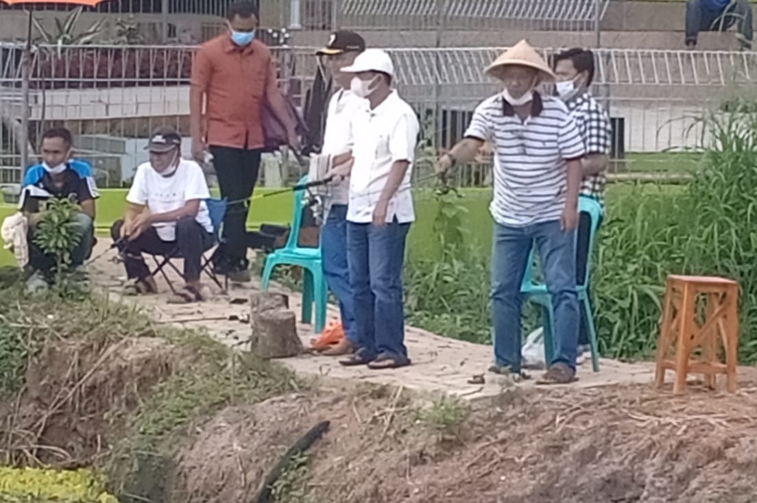 Jalin Silaturahmi dan Rayakan Tahun Baru 2021, Bupati Lampung Utara Gelar Mancing Bersama