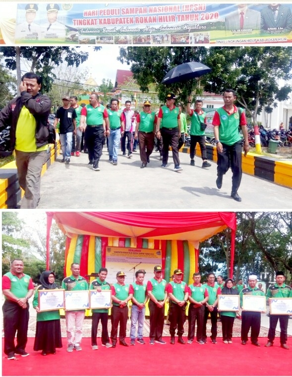 Hadiri Hari Peduli Sampah Nasional, Ini Pesan Bupati Rohil 