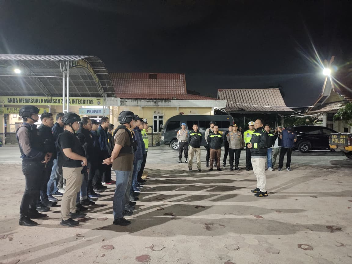 Polres Dumai Laksanakan Razia di THM, Peredaran Narkoba Dan Tindak Kejahatan Tidak Ditemukan