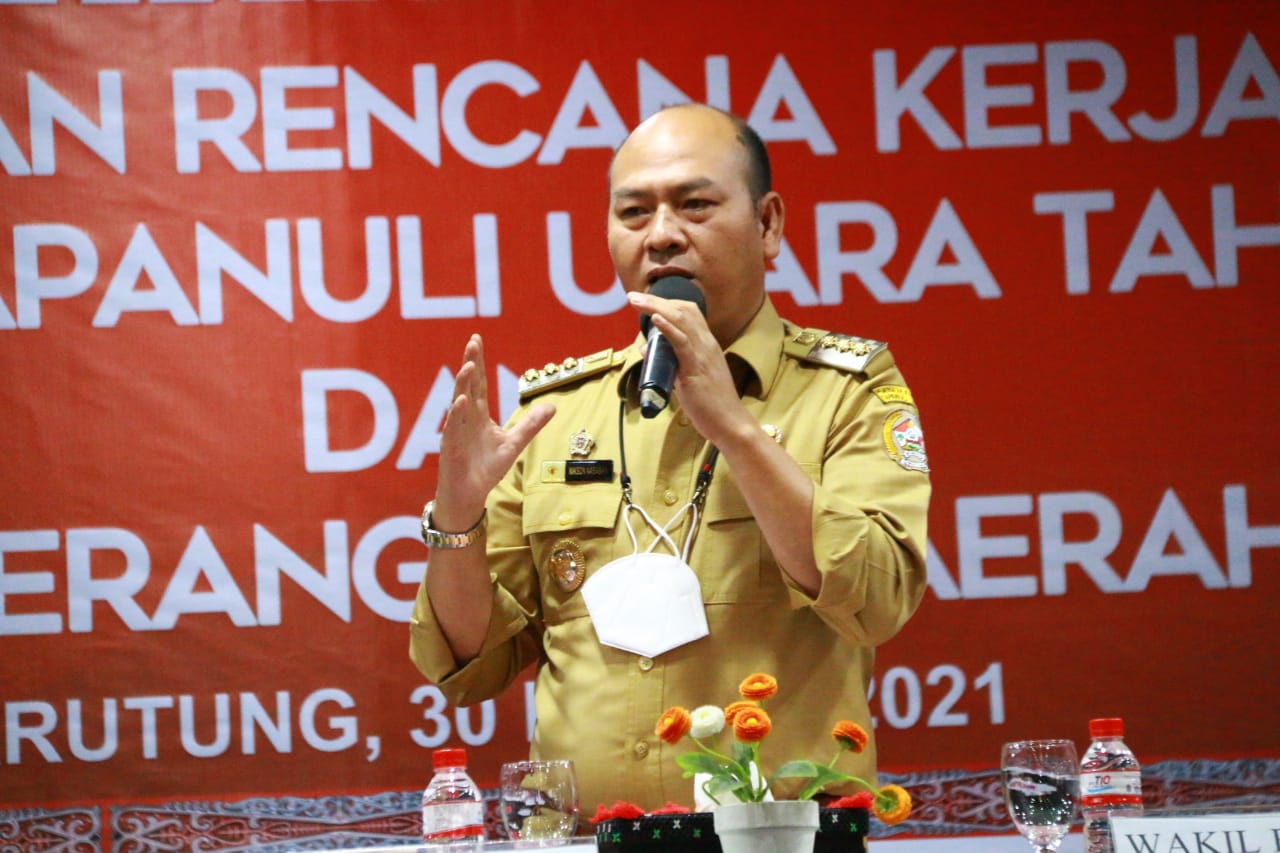 Bupati Taput Pimpin Forum Perangkat Daerah dalam rangka Penyusunan RKPD Tahun 2022