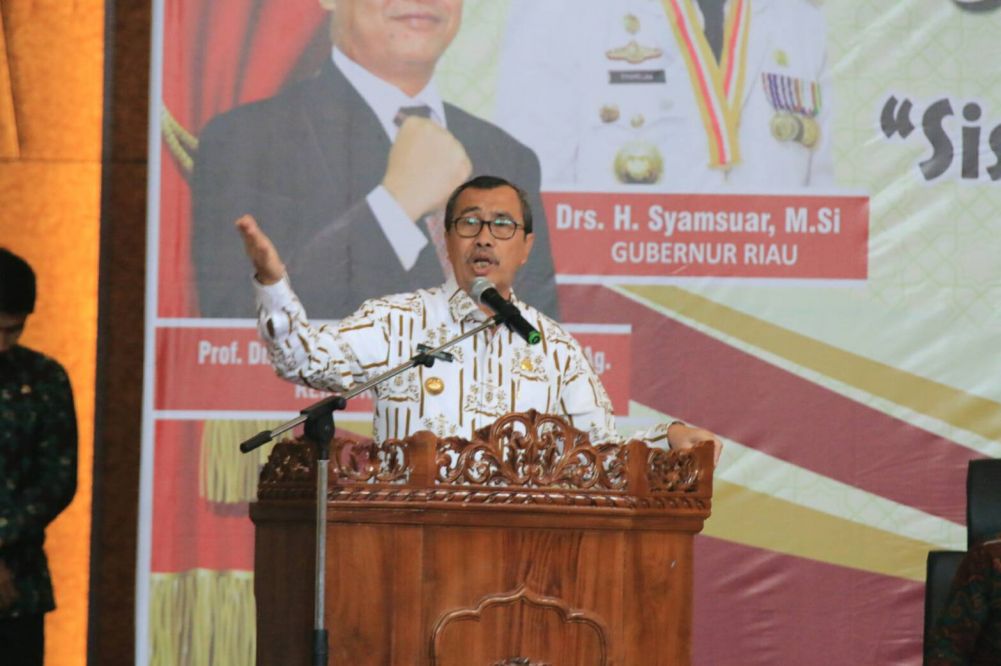 Gubri Menjadi Pemateri Dalam Acara Kuliah Umum Bersama Fakultas Syariah dan Hukum UIN Suska Riau