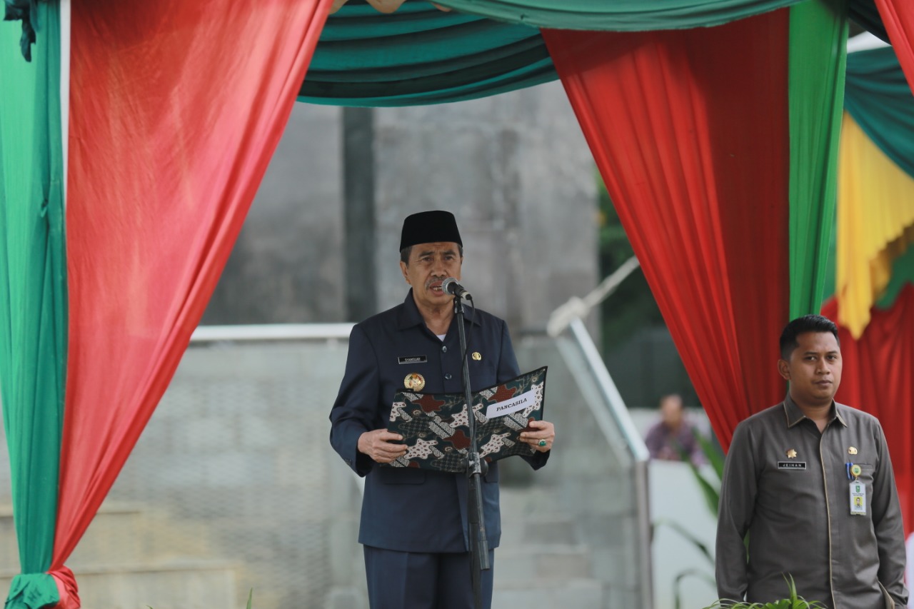 Gubri Pimpin Upacara Hari Bakti Pekerjaan Umum Ke 74 Tahun 2019