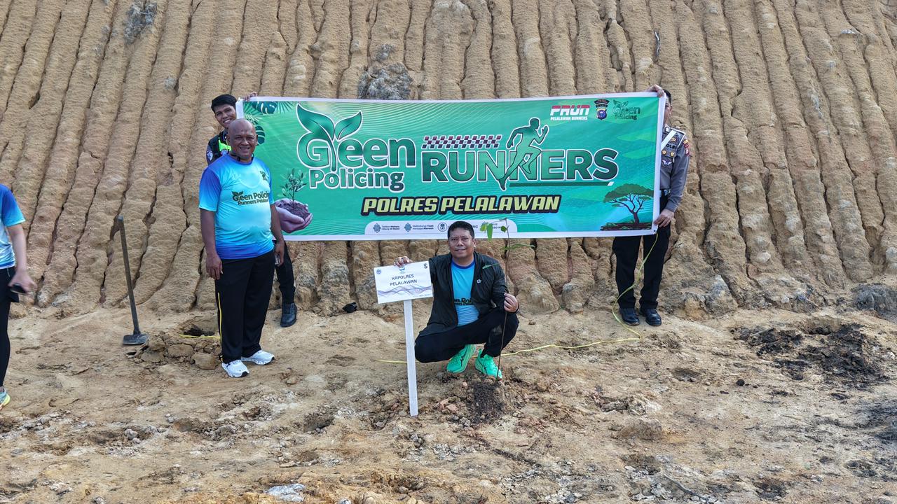 Kapolres Pelalawan Dan Bupati Zukri Tanam Pohon Bareng Forkopimda, Green Policing Tegakkan Lingkungan Lestari