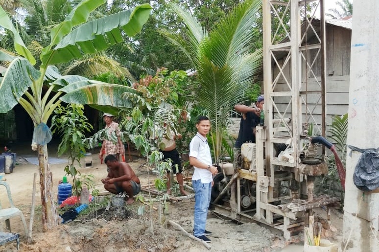 Pembangunan di Desa Betung Pelalawan Tepat Guna dan Transparan