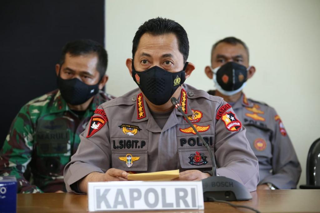 Kapolri: Polri Berikan Yang Terbaik Dalam Upaya Pencarian Kapal Selam KRI Nanggala 402