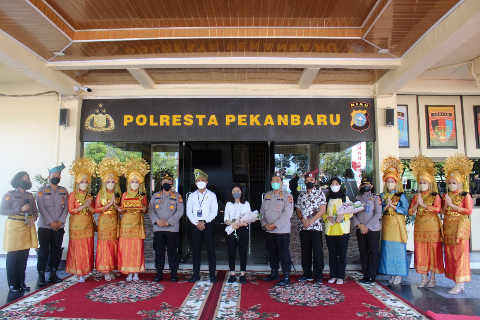 Kapolresta Pekanbaru Sambut Kehadiran TIM Kemenpan RB Dalam Rangka Kunjungan Kerja Ke Mako Polresta