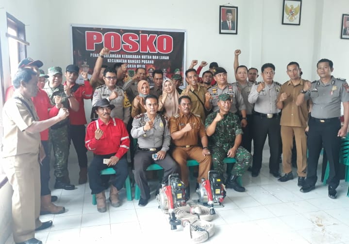 Polsek Bangko Pusako Rohil Gelar Rapat Koordinasi Persiapan Antisipasi Karlahut