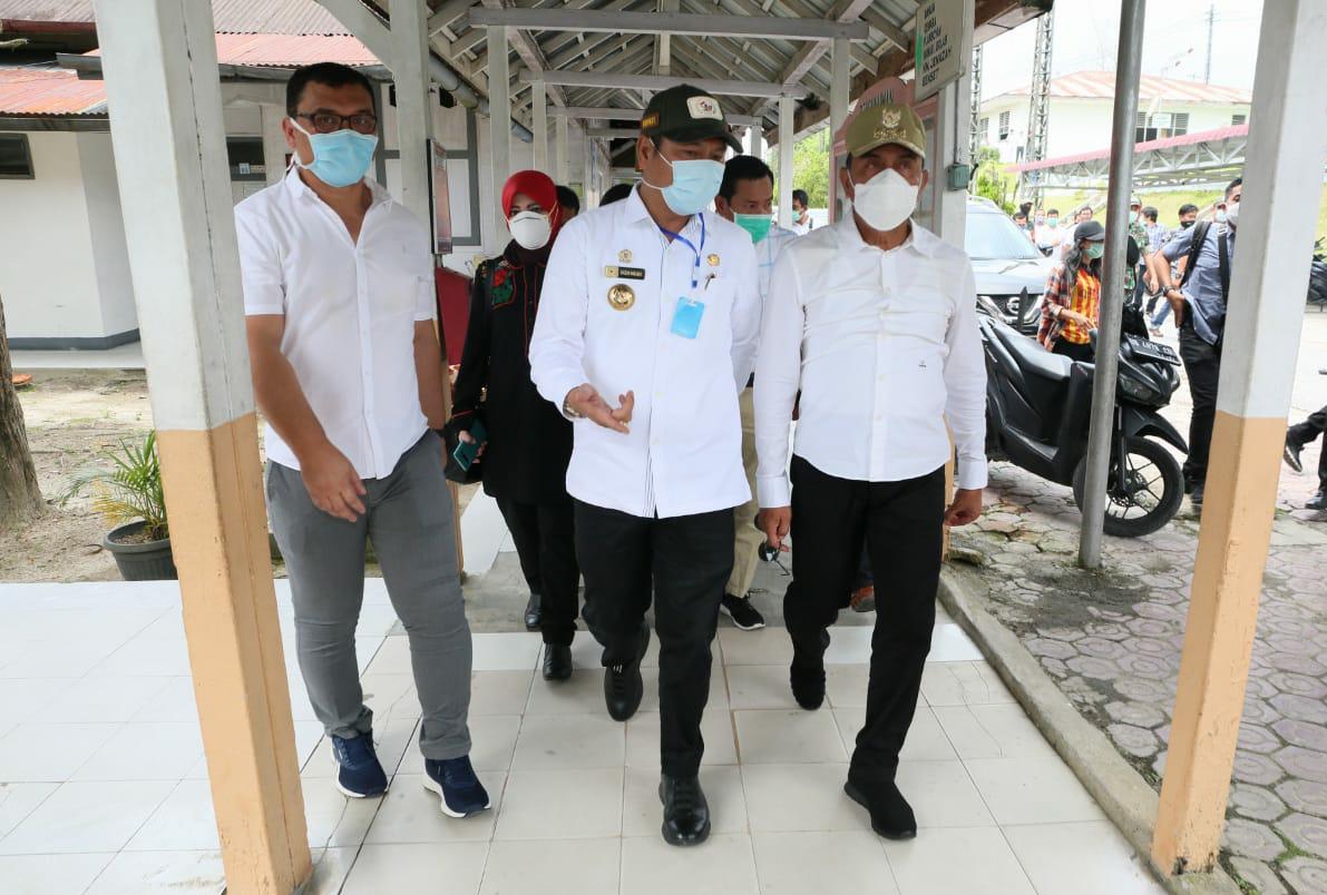 Dalam Kunker, Gubernur Sumatera Utara Meninjau Fasilitas Di Rumah Sakit Umum Tarutung