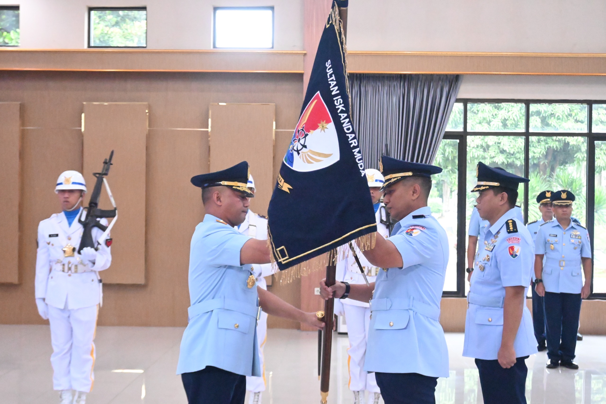 Pimpin Sertijab Danlanud SIM, Pangkodau I Tekankan Prioritaskan Bidang Teritorial