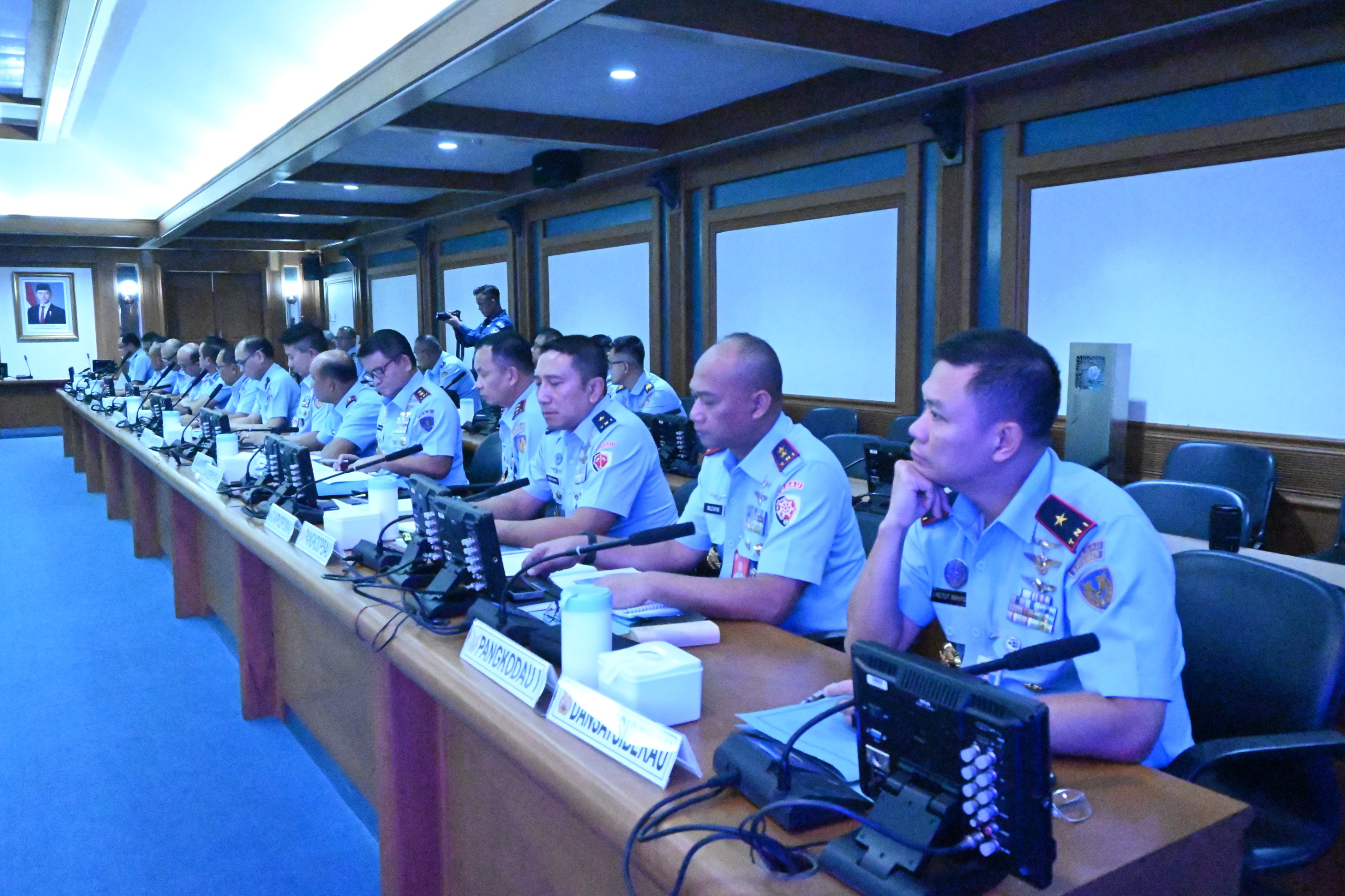 Pangkodau I Hadiri Rapat Uji Naskah Doktrin TNI AU Swa Bhuana Paksa