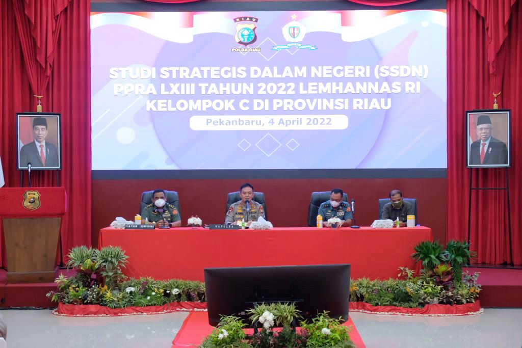 Studi Strategi Dalam Negeri (SSDN) PPRA Lemhanas RI Angkatan LXIII Tahun 2022 Di Polda Riau, Akui Keberhasilan Kepemimpinan Irjen Pol M Iqbal