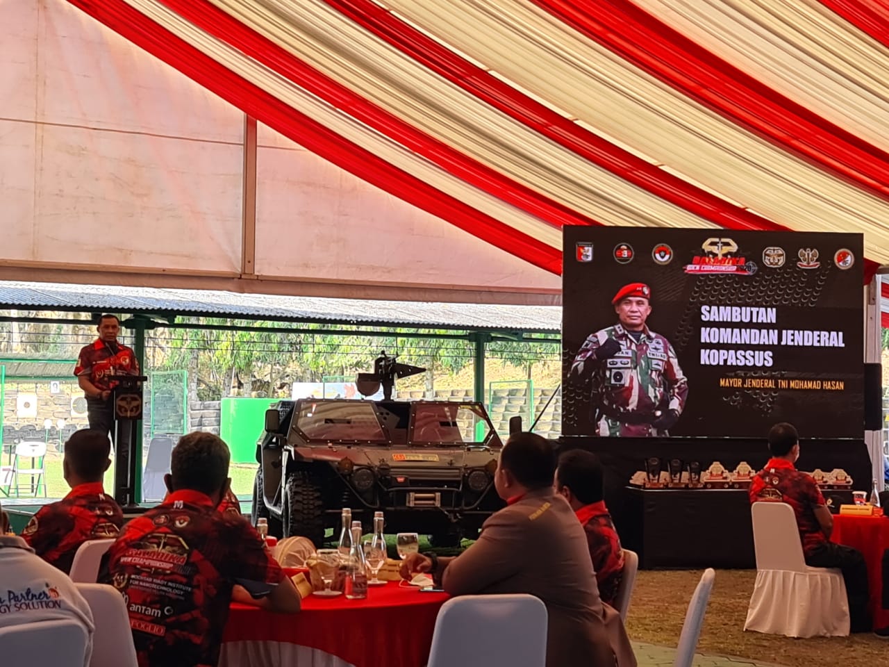 Kapolda Banten Hadiri Lomba Tembak Baladika Open Championship 2020 di Lapangan Tembak Eksekutif Grup 1 Kopassus