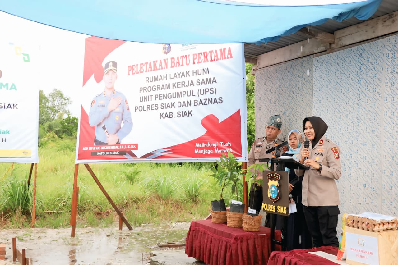 Sambut Hari Bhayangkara Ke-80 Tahun 2026: Polres Siak Bangun Rumah Layak Huni Untuk Pak Siar