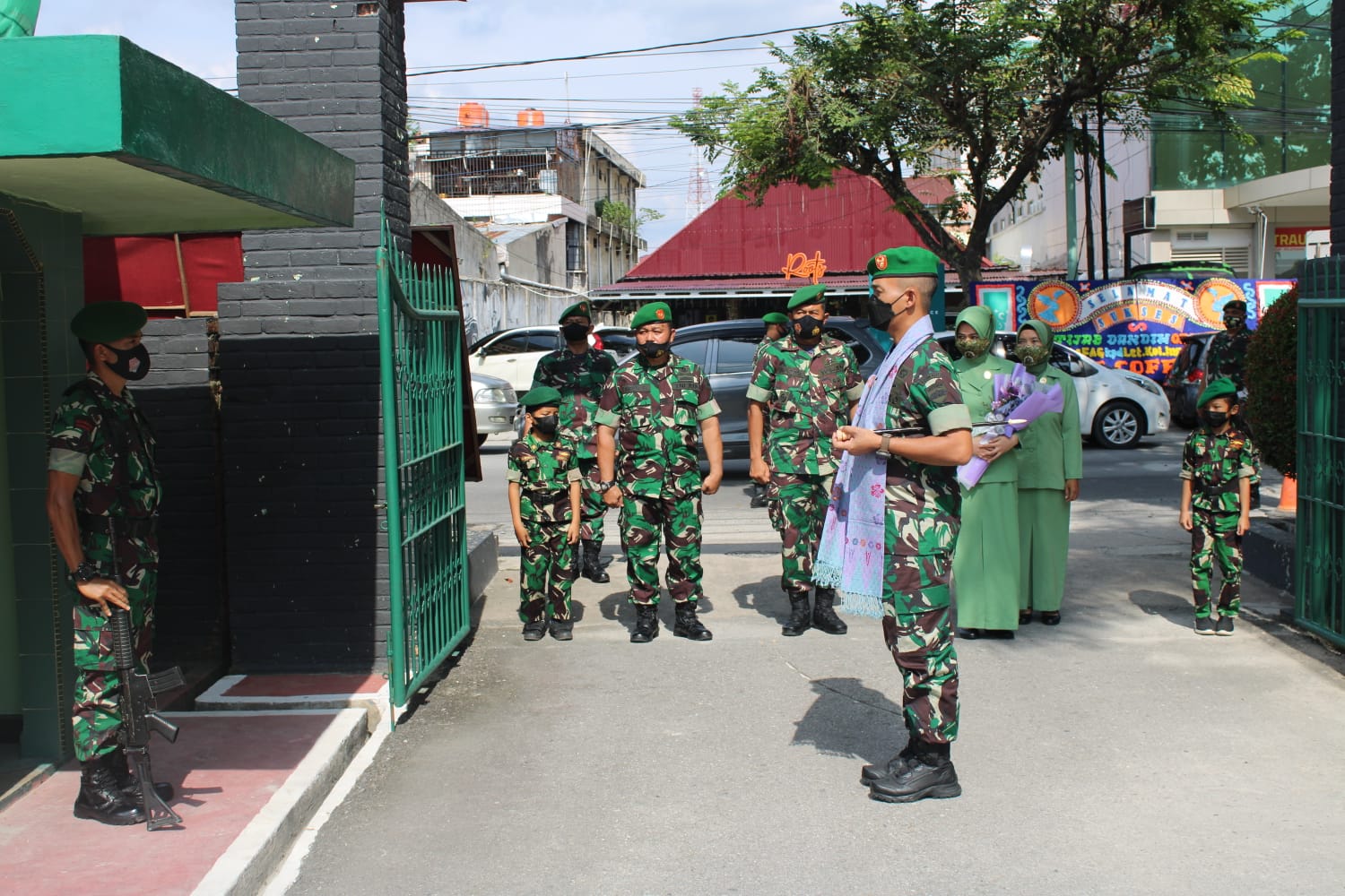 Tradisi Penyambutan dan Pelepasan Dandim 0301/Pekanbaru