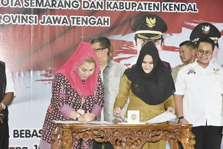 Bupati Kendal Mirna Annisa Hadiri Penutupan Lokalisasi Gambilangu