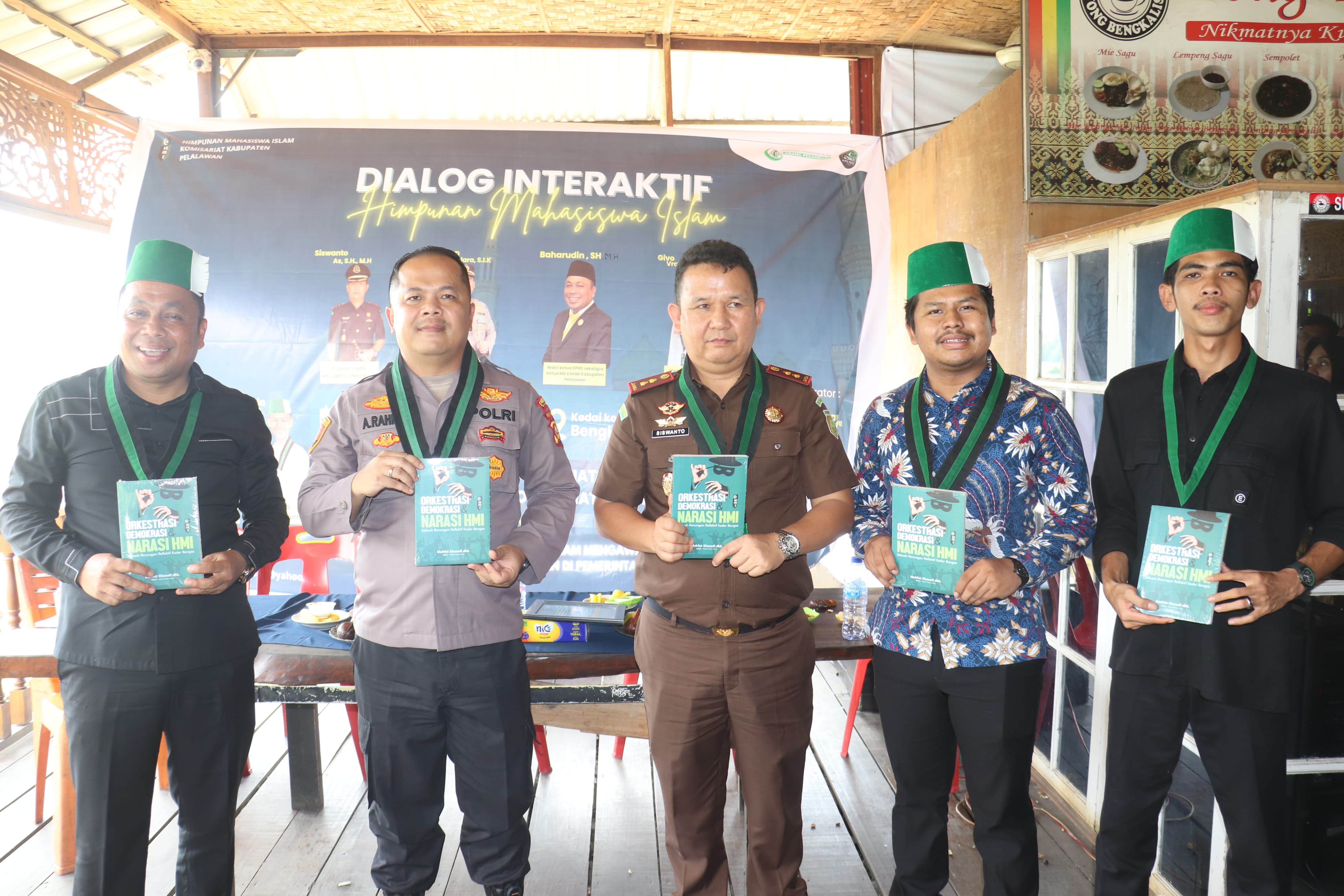 Polres Pelalawan, Kejaksaan Dan DPRD Bersama HMI Pelalawan Adakan Dialog Interaktif