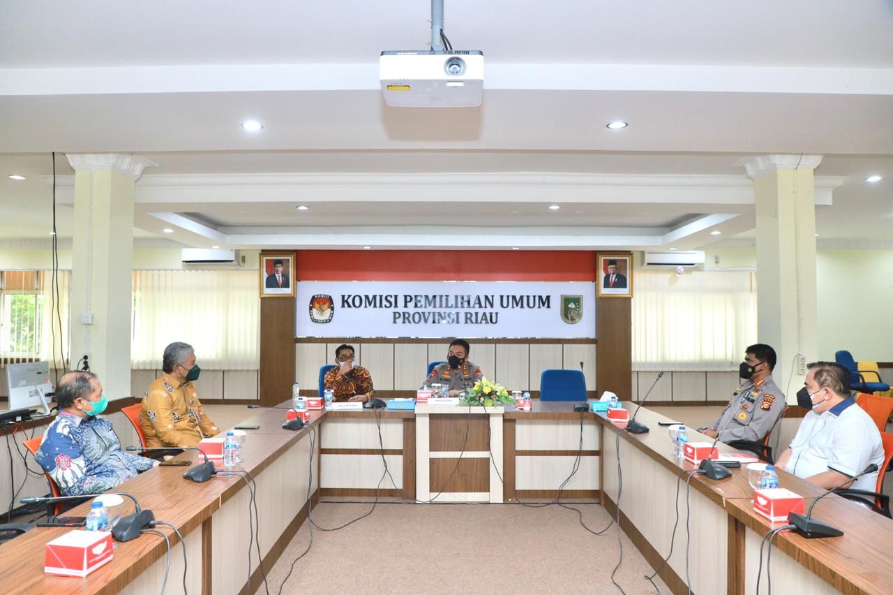 Persiapan Perhelatan Nasional Pemilu Tahun 2024, Kapolda Jalin Koordinasi Dengan KPU Riau