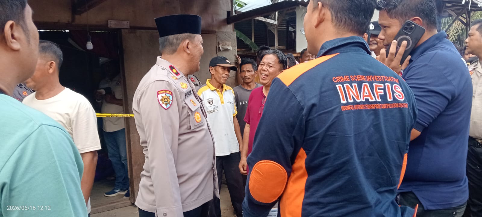 Respon Cepat Aduan Masyarakat, Polsek Ujung Batu Olah TKP Pembunuhan Wanita di Desa Ngaso