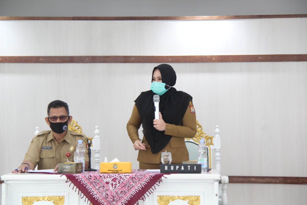 Pemkab Kendal Laksanakan Rapat Koordinasi Covid-19 Bahas Perbup Nomor 51 Juncto 56 Tahun 2020