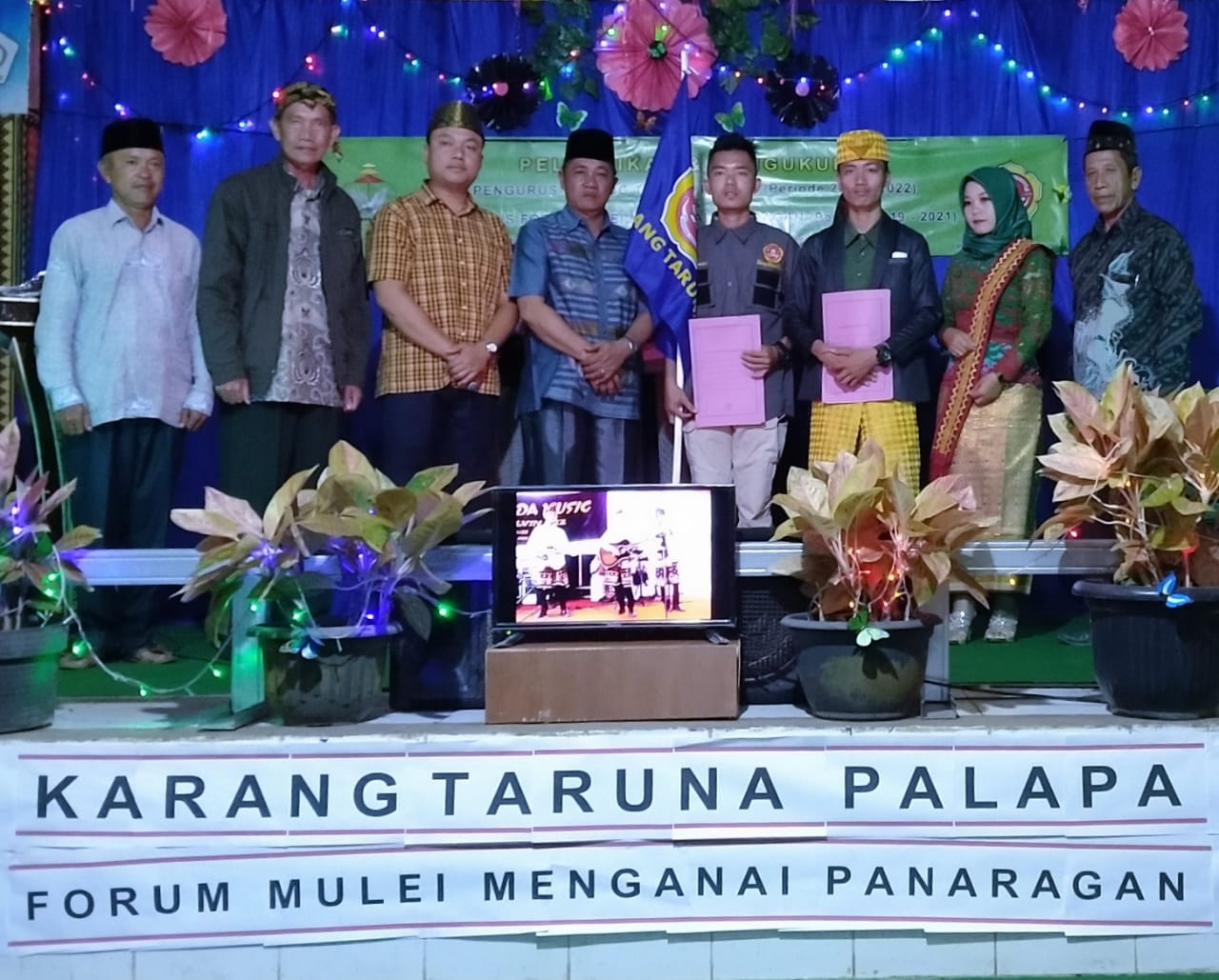 Pengurus Karang Taruna Kepalo Mulei Dan Kepalo Menganai FFM Tiyuh Ekam Panaragan Periode 2019 - 2021 Resmi Dilantik