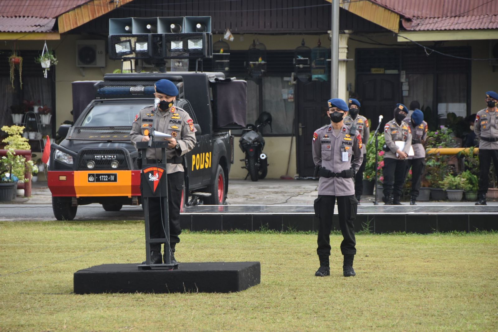 Satuan Brimob Polda Riau, Laksanakan Latihan Pemeliharan dan Peningkatan Kemampuan Wanteror