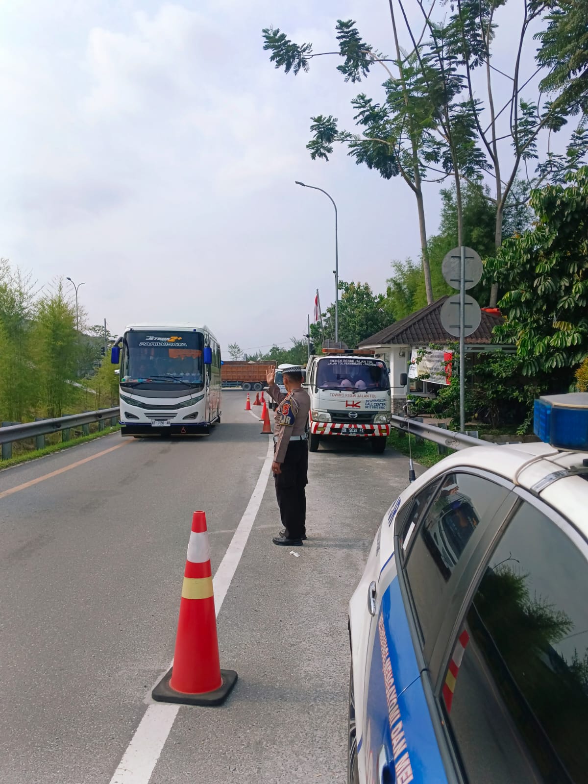Weekend, Ciptakan Lalu Lintas Aman, Ditlantas Polda Riau Tingkatkan Patroli Hingga Malam Hari