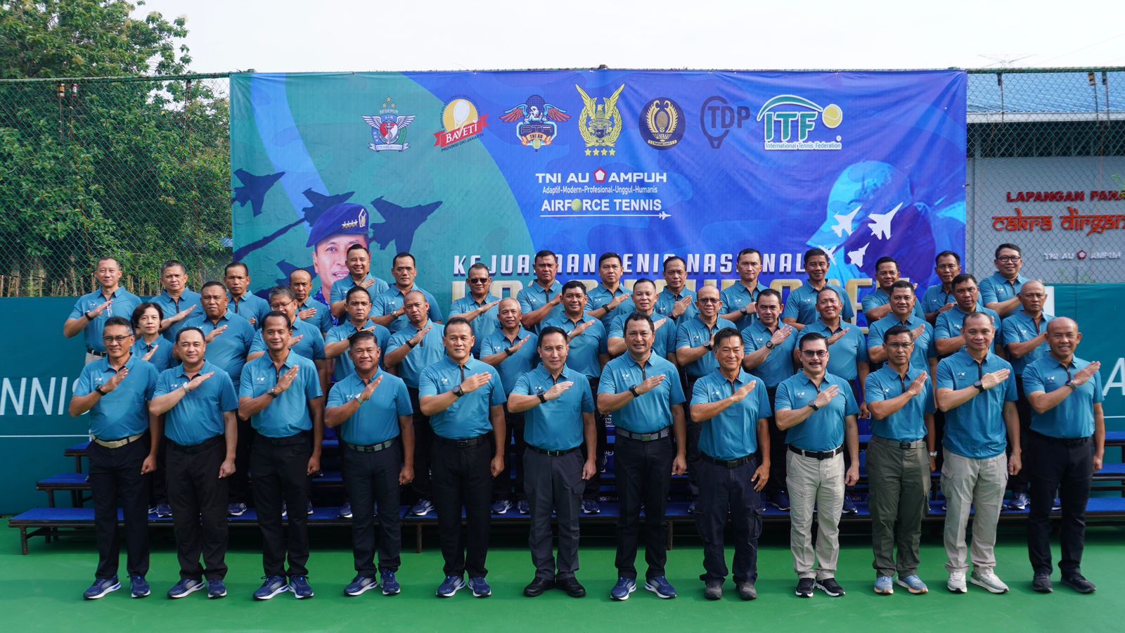 Pangkodau I Hadiri Pembukaan Kejurnas Tenis Kasau Cup 2026