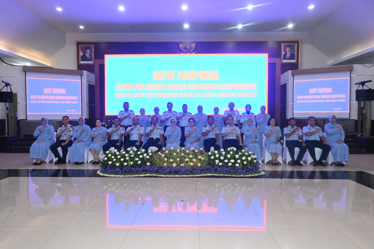 Panglima Koopsud I Hadiri Rapat Paripurna Ketua PIA Ardhya Garini Gabungan Koopsudnas