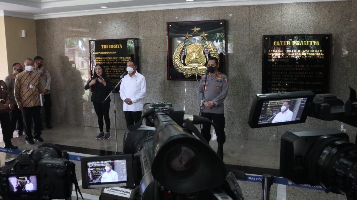 Disambangi Menpora, Kapolri Bahas Kegiatan Olahraga Bisa Terlaksana Disaat Pandemi