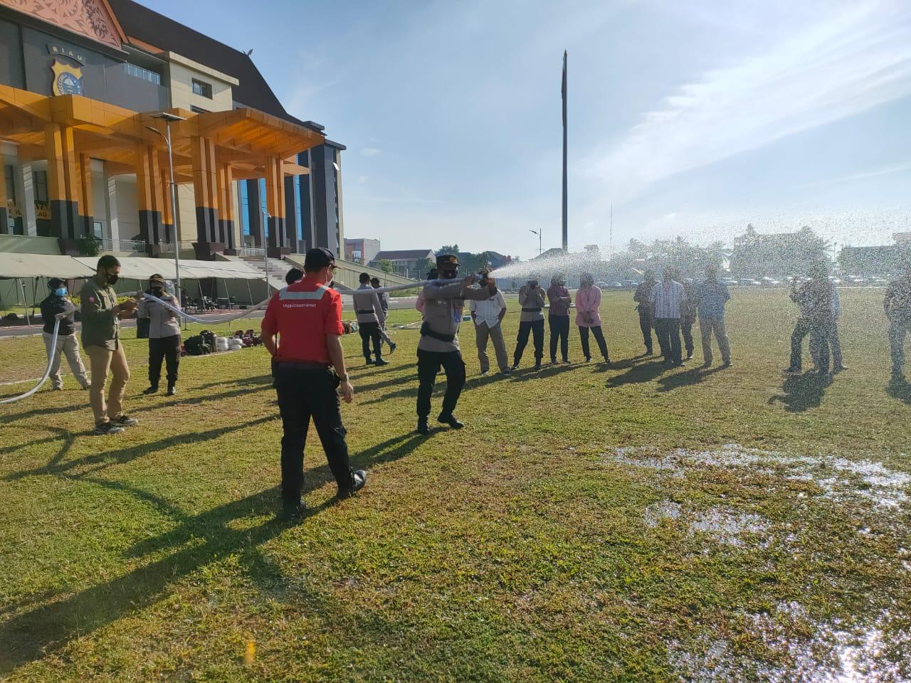 Polda Riau Gandeng PT RAPP Gelar Pelatihan Personil Atasi Karhutla