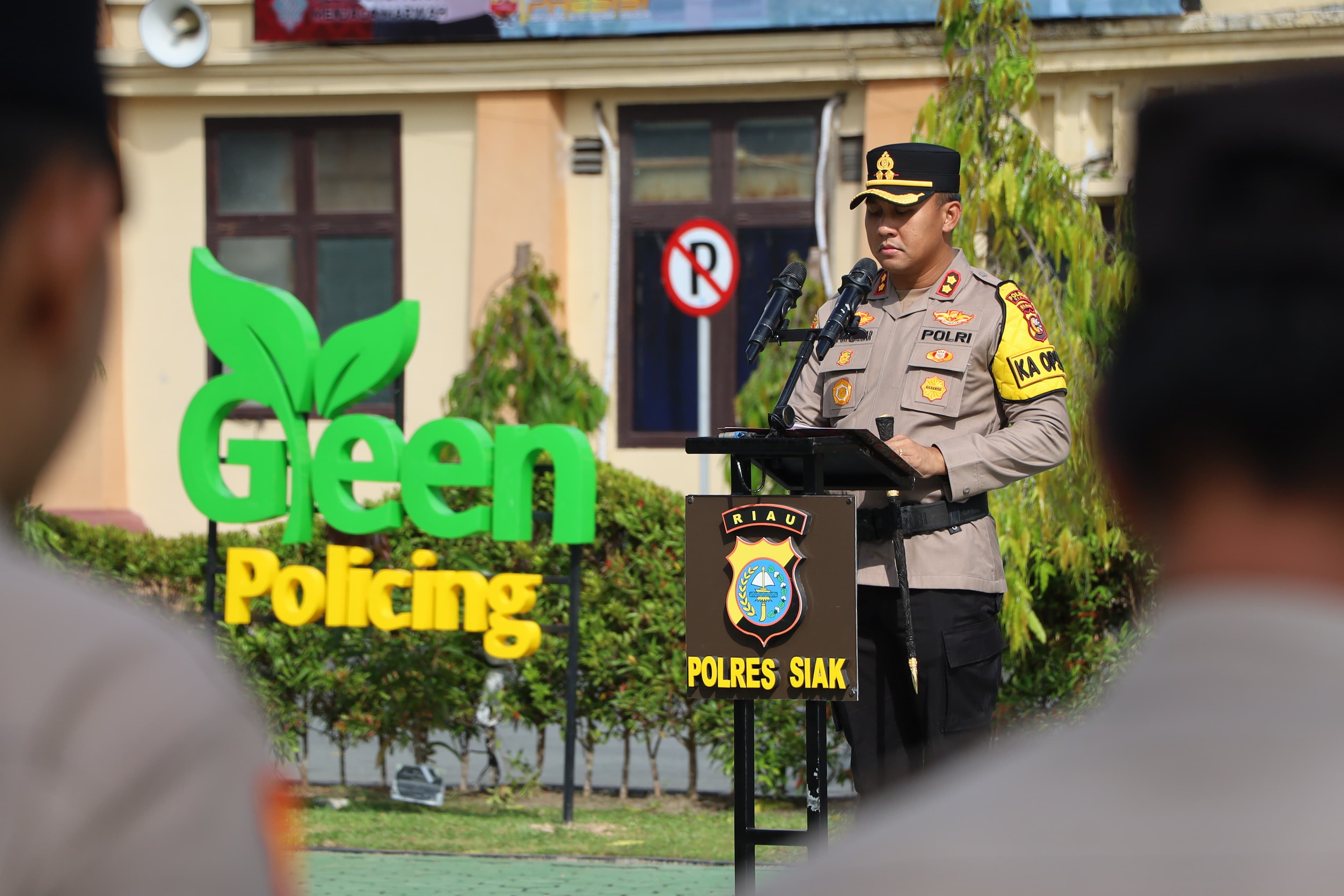 Pengamanan Lebaran Dimulai, Kapolres Siak Pimpin Apel Gelar Pasukan Operasi Ketupat Lancang Kuning 2026