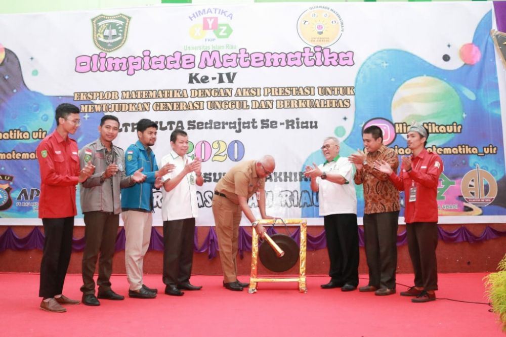 Buka Olimpiade Matematika FKIP UIR Tingkat SLTP dan SLTA Se Provinsi Riau, Berikut Pesan Gubernur Riau