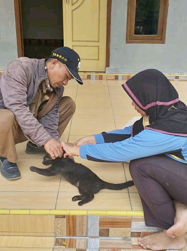 Cegah Rabies, Disnak Tubaba Targetkan 3500 Penyuntikan Hewan
