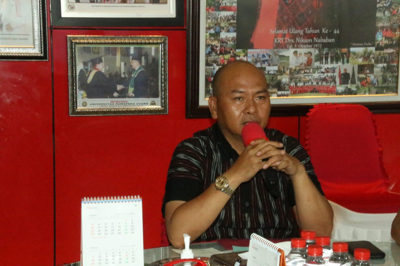 Bupati Taput Pimpin Presentasi Online Tim IPB Tentang Pemetaan Partisipatif Berbasis Drone Desa Presisi Desa Sibandang