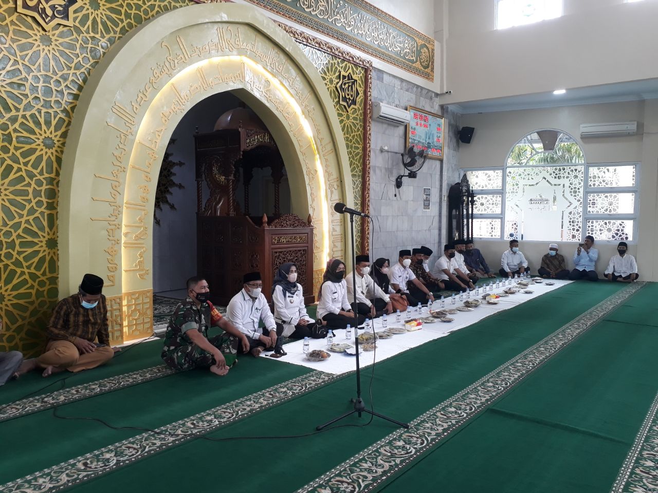 Babinsa Kodim 0301/PBR Hadiri Pembukaan MTQ Tingkat Kelurahan Sukajadi