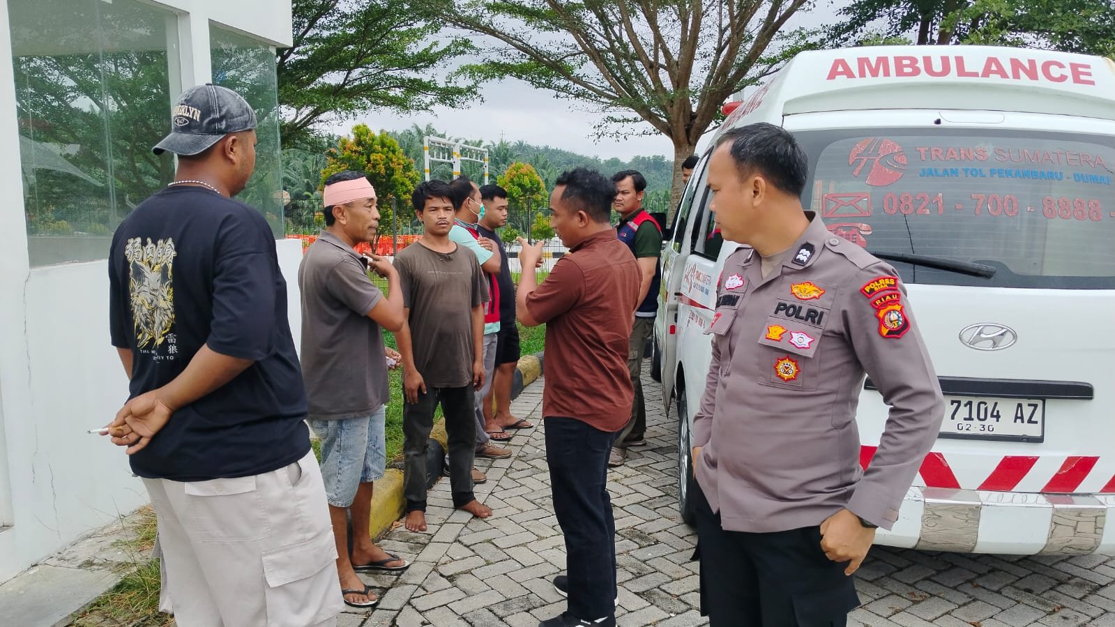 Gerak Cepat Polantas Karib Riau Amankan Terduga Pelaku Pengeroyokan Sesama Pengemudi di Tol Permai