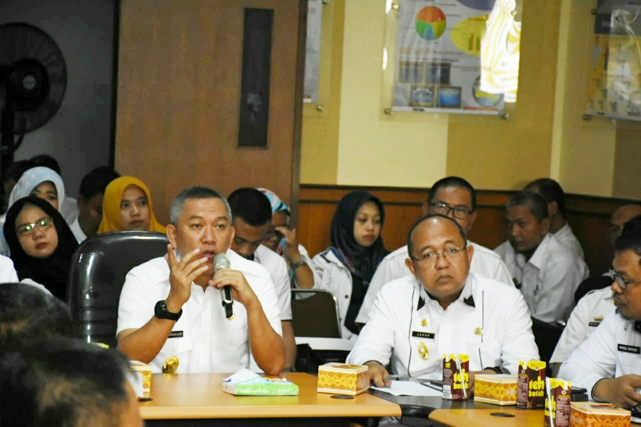 Sekda Tubaba Herwan Sahri Pimpin Rapat Forum Perangkat Daerah