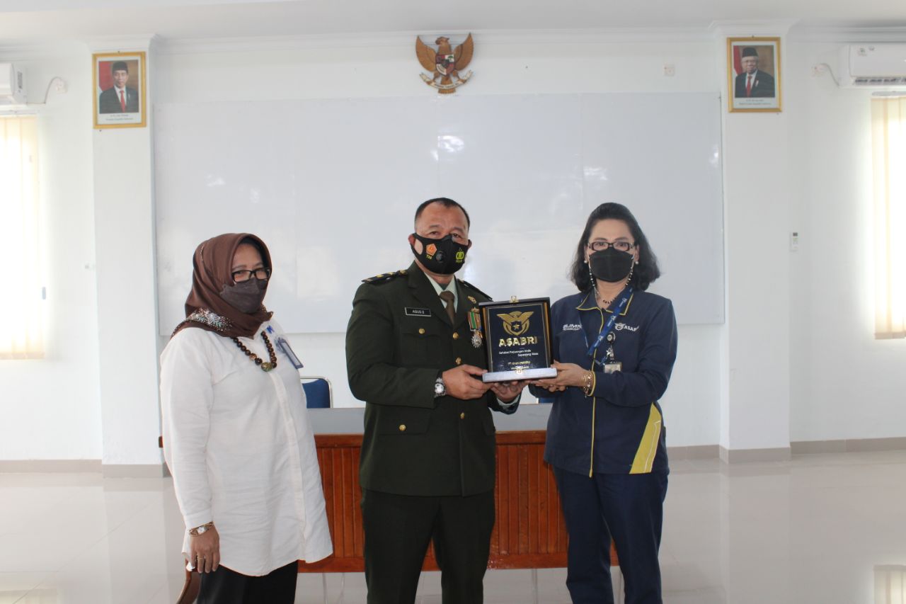 Kodim 0301/PBR Terima Sosialisasi PT ASABRI KCP Pekanbaru