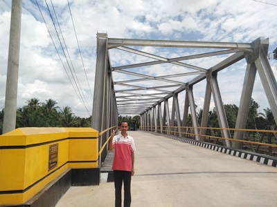 Jembatan Sei Siasam Selesai Dibangun, Kades dan Masyarakat  Rokan Timur Rohul Ucapkan Terima Kasih Kepada Gubernur Riau