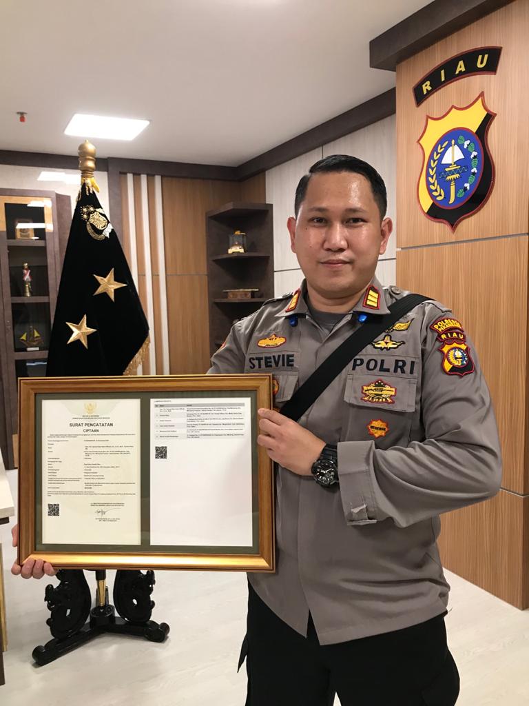 Kapolsek Pekanbaru Kota AKP Stevie Arnold Rampengan Merupakan Salah Satu Team Pencipta Aplikasi Dashboard Lancang Kuning