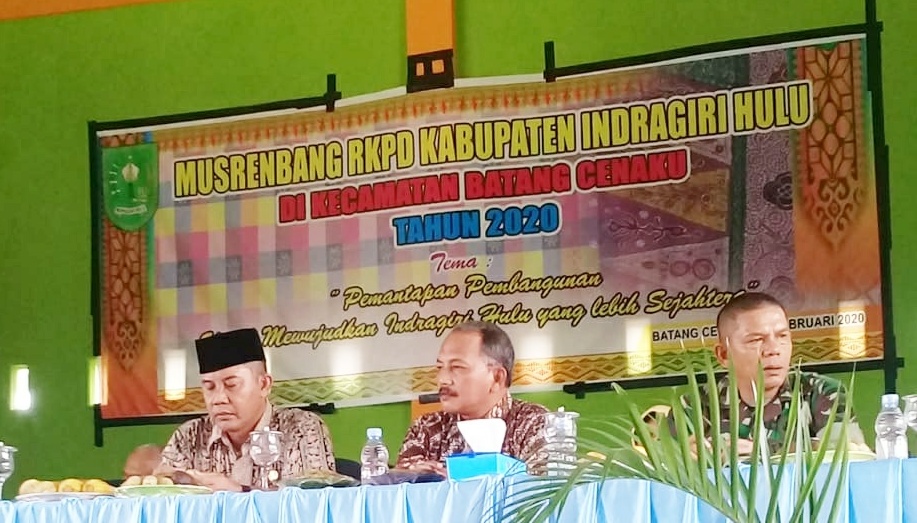 Camat Batang Cenaku Inhu, Usulkan 60 Program Prioritas dalam Musrenbang