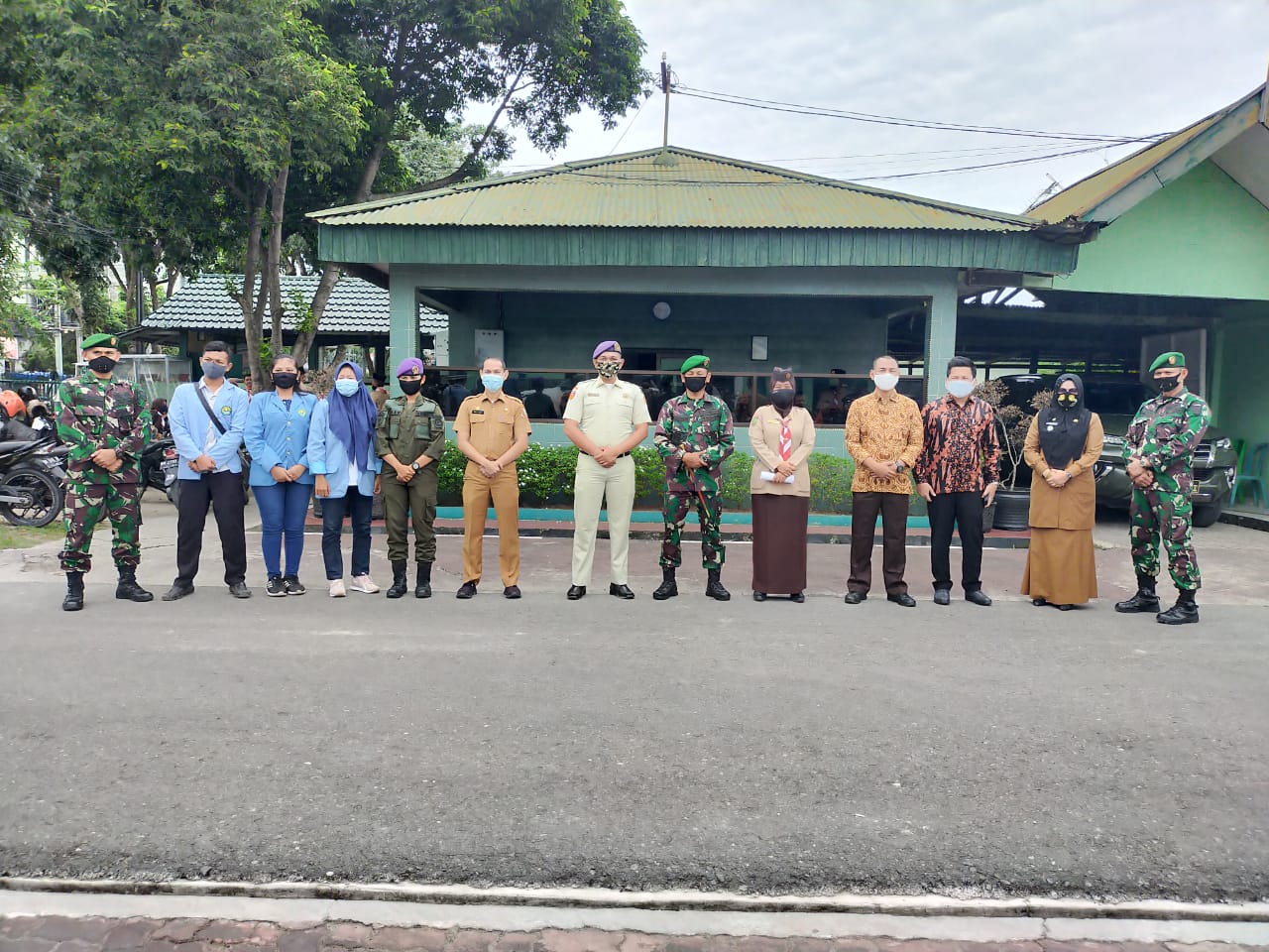 Dandim 0301/PBR Menerima Silaturahmi Pengurus Kwartir Cabang Gerakan Pramuka Kota Pekanbaru