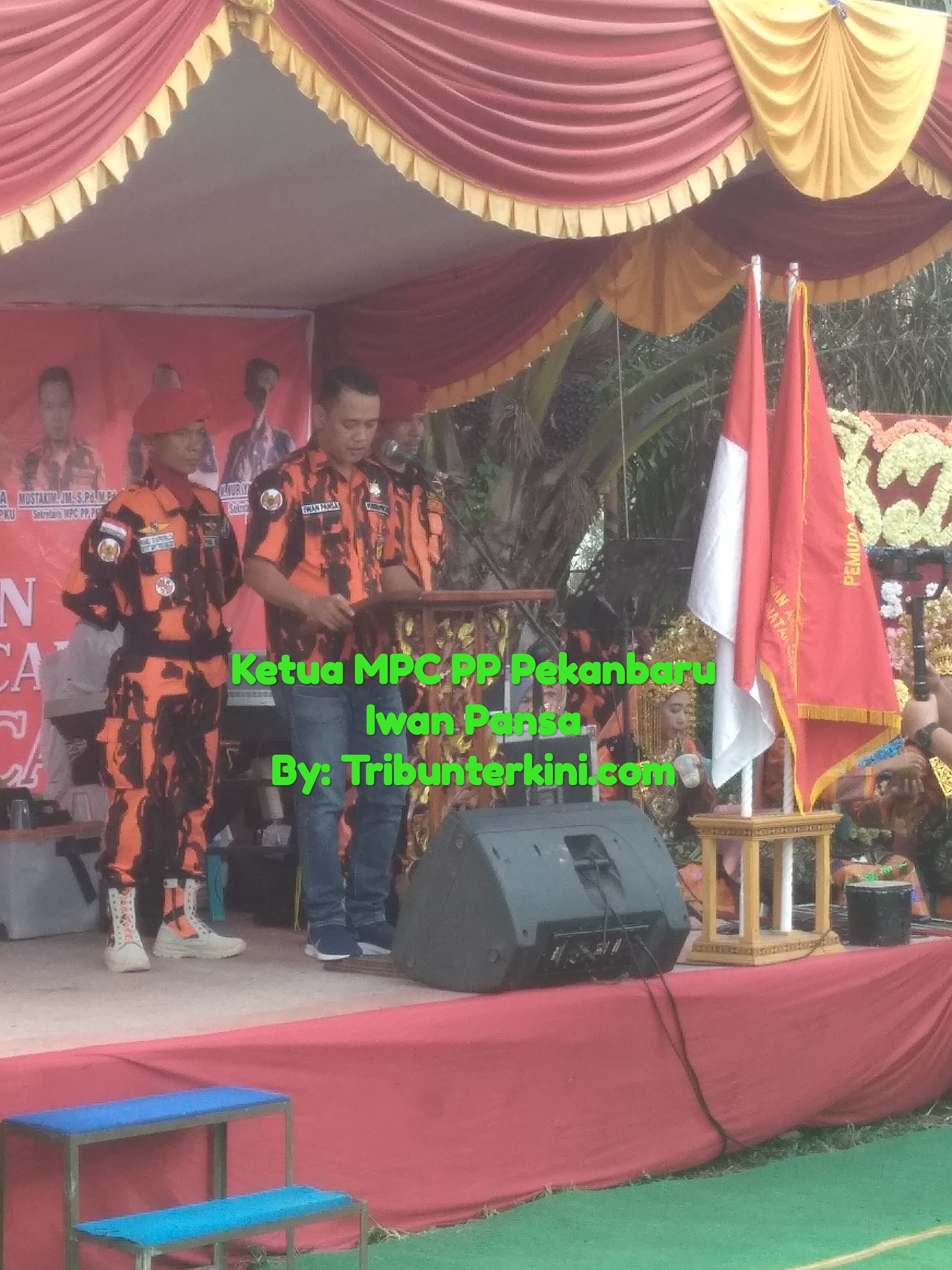 Ketua MPC Pemuda Pancasila Pekanbaru Iwan Pansa Resmi Melantik Ketua PAC PP Kecamatan Rumbai Arfandi Harahap