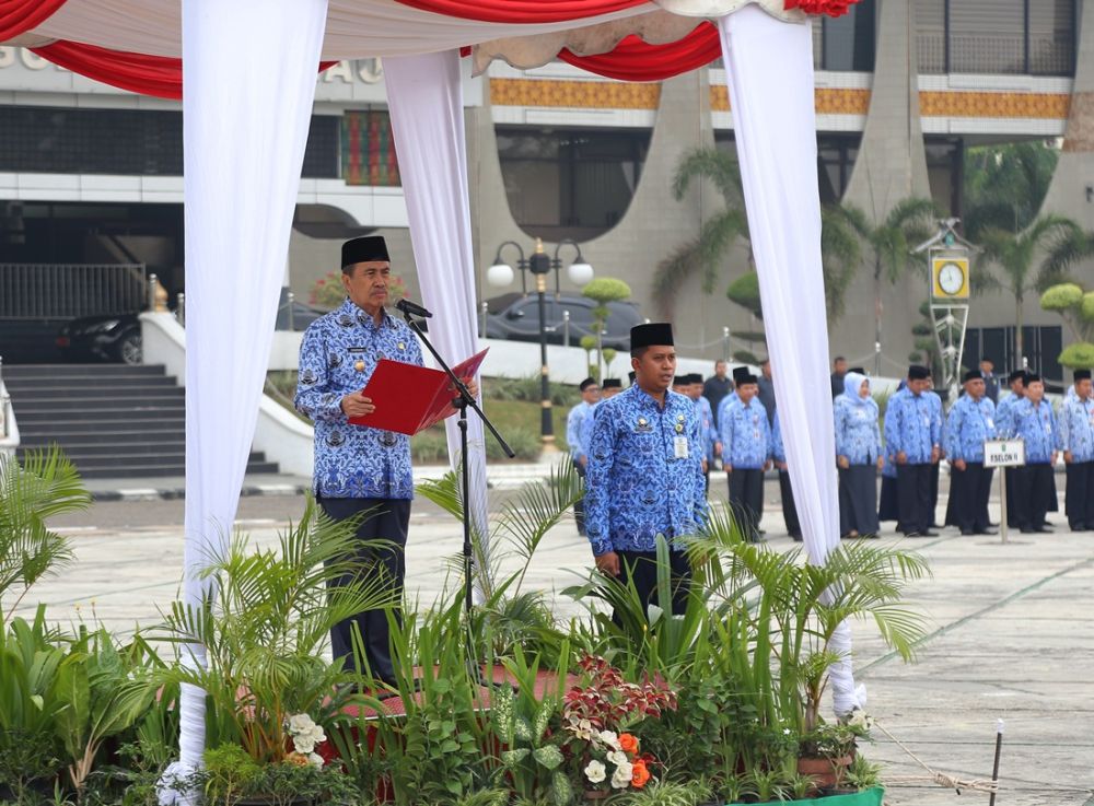 Gubernur Riau Menjadi Irup Peringati Hari Kesaktian Pancasila