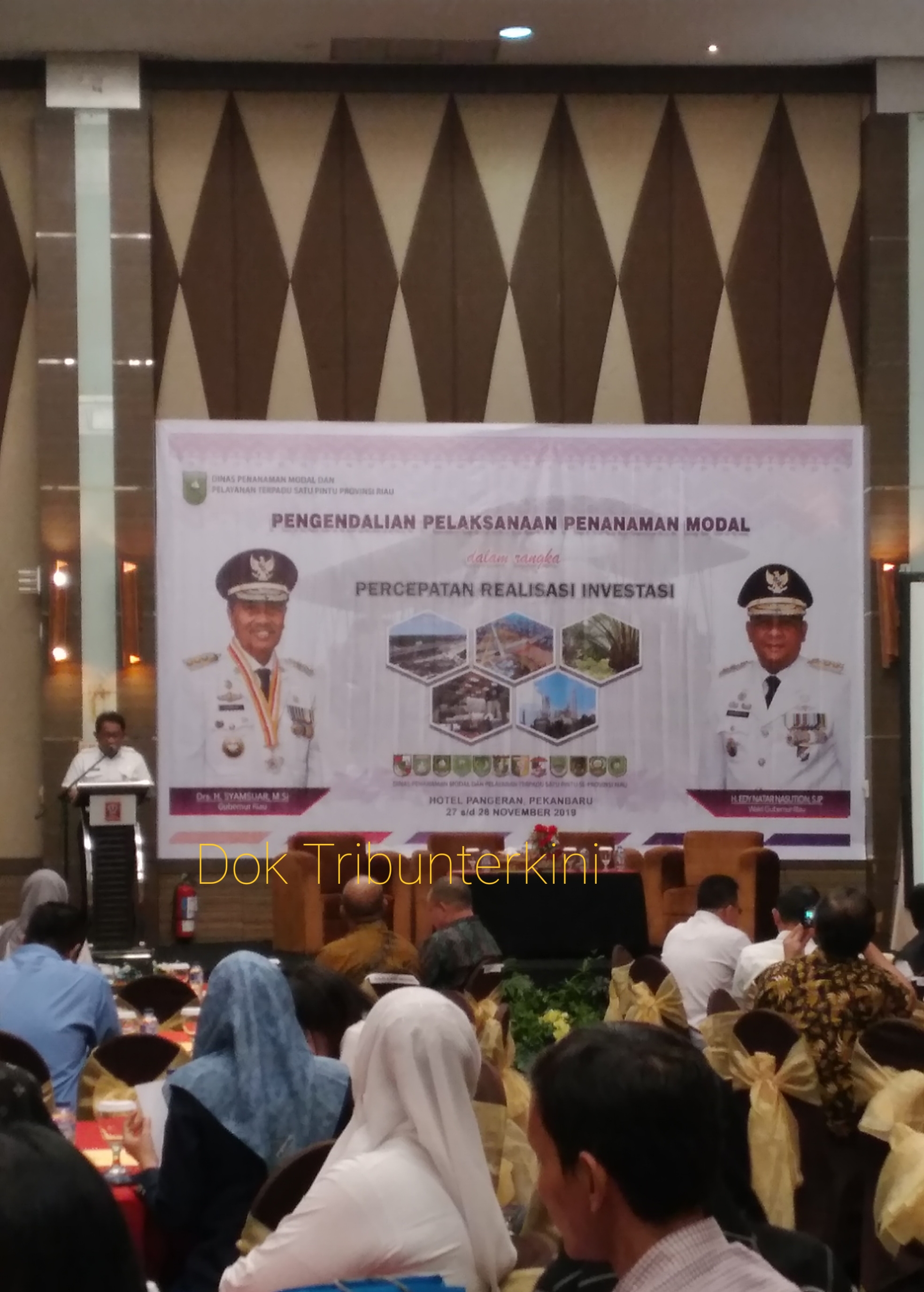  Sekdaprov Riau Membuka Acara Pengendalian Pelaksanaan Penanaman Modal Dalam Rangka Percepatan Realisasi Investasi