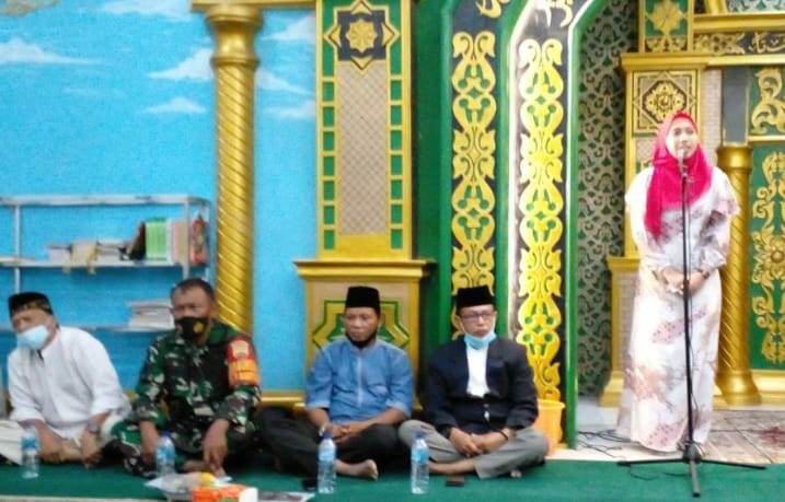 Babinsa Kodim 0301/PBR Hadiri Acara Peringatan Maulid Nabi Muhammad SAW Di Masjid Paripurna Al-Ikhwan