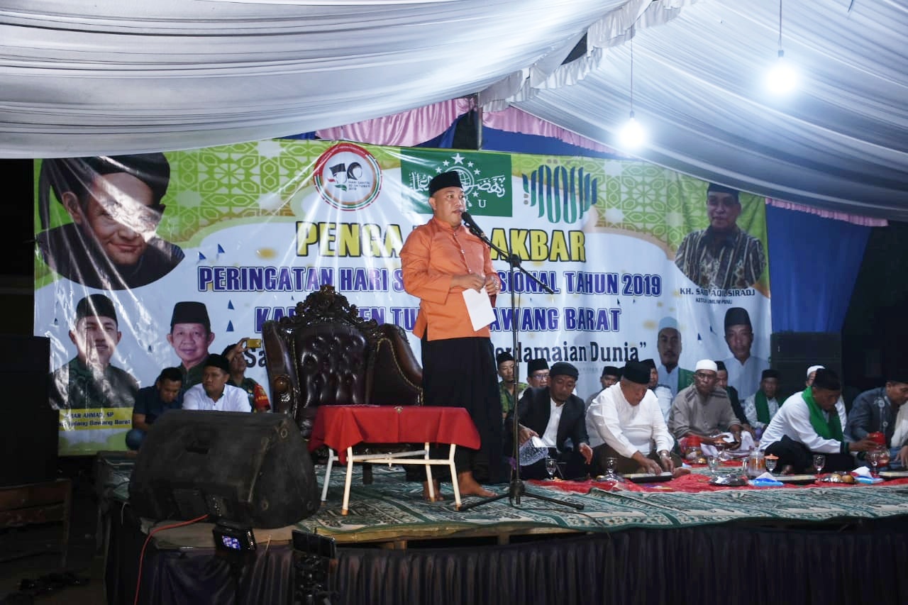 Hadiri Peringatan Hari Santri Nasional, Ini Harapan Bupati Tubaba